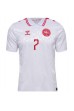 Danmark Mathias Jensen #7 Fotballdrakt Borte Klær EM 2024 Korte ermer